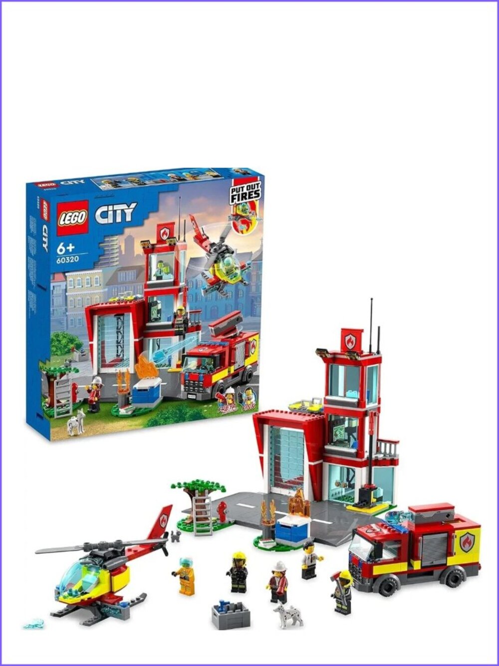 Lego  City Fire Station 60320 Building Toy Set   New In Box